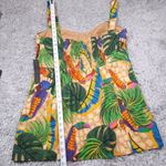 House of Harlow 1960 Linen Blend Toucan Tropical Mini Dress NWT Women's Size XL Tan Photo 6