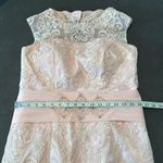 Women’s Pink Tea Length Mother of the Bride Groom Corset Back Dress Size 10 NWOT Photo 9