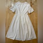 Rachel Parcell  White Ruffle Short Sleeve Dress Photo 1