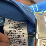 Talbots Vibrant Blue cropped slacks 10p Photo 2