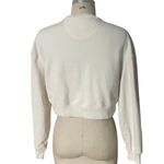 Everlane  Organic Cotton Cropped Crew Sweatshirt in Cream Size Small Photo 3
