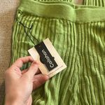Revolve Callahan Elodie Knitwear Flare Pant Ribbed Basil Green Small Photo 2