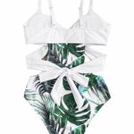 SheIn Tropical Twist One Piece Swim Suit 4XL NEW Photo 0