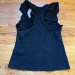 Current/Elliott Current Elliott black ruffle tank size 1 / small Photo 1