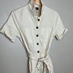 Who What Wear  Beige Linen Jumpsuit Size XS Photo 1