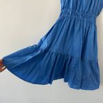 Harper Mini Dress by Monica Nera Size Small New Blue Photo 1