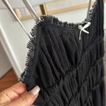 ZARA New  Black Baby Doll Romance Mini Dress Size M Photo 8