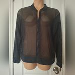 Victoria's Secret  Sport VSX Mesh Bomber Zip Up Jacket - Size L Photo 1