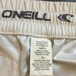O'Neill O’NEILL white lace elastic waist tie swimsuit short EUC Photo 7