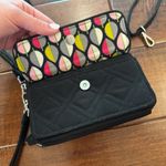 Vera Bradley Black  Wallet Crossbody Quilted Photo 1