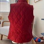 Eddie Bauer : Red Quilted Vest with Button Closure Photo 3