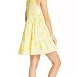 LISA MARIE FERNANDEZ YELLOW & WHITE FLORAL DESIGN TIERED LOOK DRESS SIZE 1X Photo 2
