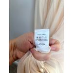 Baltic Born  White Smocked Ruffle Midi Dress Romantic Boho Size L Photo 4