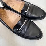 Naturalizer Soul Black Faux Leather Loafers Womens 7.5 Preppy Flats Comfort Shoe Photo 7
