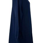 And Now This Medium Sweatshirt Shift Dress Long Sleeve Stretch Navy Blue New Photo 1