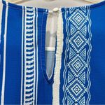 Flying Tomato  Mini Dresses Royal Blue Stripes Print Size L Boho Beach Cocktail Photo 8