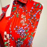 Nanette Lepore  Red Floral dress Photo 4