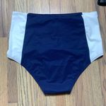 Tory Burch NWT swim suit bottoms navy blue white XL Photo 8