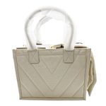 Sandro NWT Kabash Quilted Tote Bag Ecru White Medium Designer Bag Photo 6