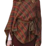 Charlie & Robin Hallstatt Plaid Cape / Jacket Poncho – Anthropologie – One Size Size undefined Photo 0