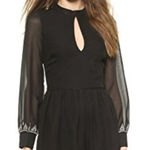 House of Harlow‎ 1960 Hendrix romper Black Size M Photo 0
