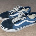 Vans Low-Top Navy Blue  Sneakers Two-Tone Women’s 6.5 Photo 0