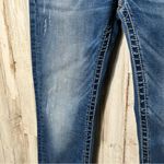 Miss Me Y2K Fleur De Lis Bling Mid Rise Capri Crop Jeans Studded Womens Size 27 Photo 3