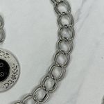 Silver Tone K Initial Letter Belly Body Metal Chain Link Belt Size XS Small S Photo 6