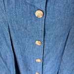 Denim and lace midi dress NWT Blue Photo 3