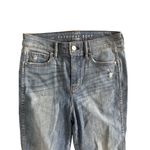 White House | Black Market  Everyday Soft Lace Print Trim Crop Pants Jeans Size 4 Photo 4