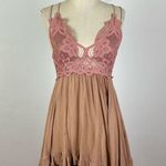 Free People Adella Slip Dress in Rose Photo 1
