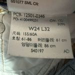 Levi's  501 Premium Denim Jeans Women's Size 24 Button Fly Distressed Medium Wash Photo 7