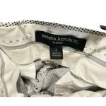 Banana Republic Sloan Fit Ankle Pants 2 White Black Dot Business Casual Photo 3