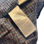 Madewell Women's M Tie-Back Peplum Top in Campden Daisies Deep Indigo Floral Photo 4