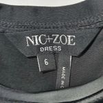 Nic+Zoe Women's Size 6 Black Sequin Knee-Length Cocktail Dress Photo 1