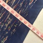 VTG 90s Looking Good Tropical Shift Dress Hawaiian Sleeveless Size Large Palm Blue Photo 3