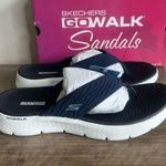 Skechers Go Walk Flex Women's Sandal Navy Strap Size 9 #B1496 Photo 0