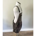 No Boundaries  Black Denim Shorts Overalls Photo 2