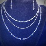 A New Day 5/$25 Layered necklace and earrings set NWT Photo 0