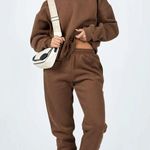 Altar'd State NWT  revival brown joggers. Size Medium Photo 0