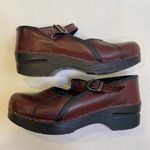 Dansko Marcelle Maroon/Dark Red Mary Jane’s Sz EU 36 US 6 Leather Women’s Shoes Photo 6