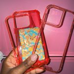 Hybrid iPhone 15 Pro Max Fluorescent Hot Pink Jelly  Armor Case Photo 0