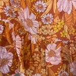 American Eagle New outfitters, orange floral / preppy Blouse size medium Photo 1