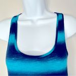Lucky Brand  Blue Spray Tie Dye Sleeveless Maxi Dress Size Photo 5