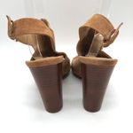 Tahari Womens Margaret Sandals Suede Slingback Laser Cut Open Toe Beige Size 10M Photo 4