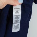 Chico's Womens Embroidered Tassel V Neck 3/4 Sleeve Gauzy Dress Size 2 L Blue Photo 6