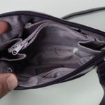 Hobo International  Eggplant Purple Leather Crossbody Small Bag Zipper Pockets Photo 2