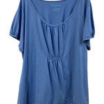 Eddie Bauer  Womens Pima‎ Cotton Tee 4X Synced Lightweight Spring Summer Classic Photo 0