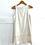 Club Monaco  Nimah White / Sheer Size 2 Sleeveless Mini Dress Photo 2