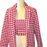 Missguided Misguided red and white checkered blazer with matching crop top set! New Photo 8